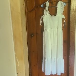 London times white sleeveless dress lg